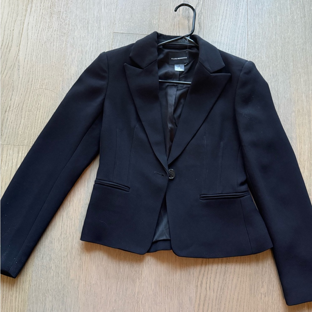 Club Monaco Black Women's Blazer
